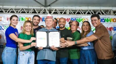 Com participação bem-humorada de Dijé e Clarice, Brandão autoriza requalificação dos canais da Macaúba e Areinha em São Luís