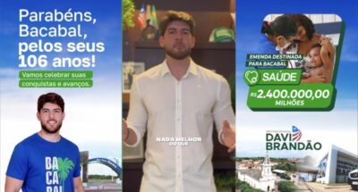 Deputado Davi Brandão destina R$ 2,4 milhões para a saúde de Bacabal como presente antecipado pelos 106 anos da cidade