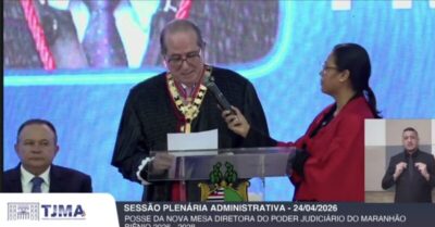 Ricardo Duailibe toma posse na presidência do Tribunal de Justiça do Maranhão e promete fazer uma gestão que honre o Maranhão