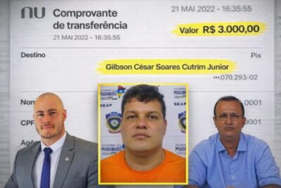 Comprovante de transferência bancária aponta ligação entre Marcus Brandão, Daniel Brandão e Gilbson Cutrim no caso Tech Office