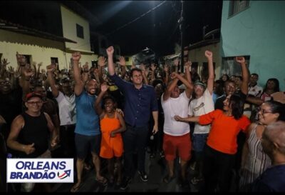 Orleans Brandão é Ovacionado no Bairro de Fátima, em São Luís!