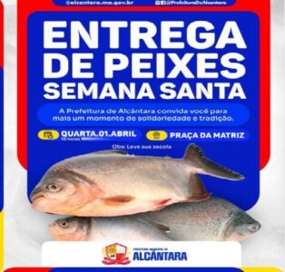 Prefeito Nivaldo Araújo realiza entrega de peixes a famílias carentes em Alcântara