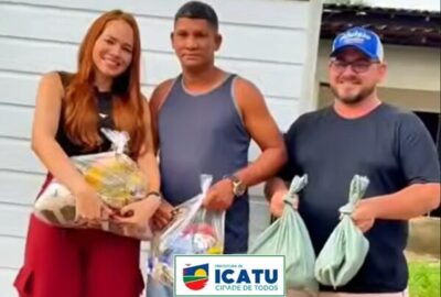 Prefeitura de Icatu, entrega cestas básicas e peixes para às famílias icatuenses