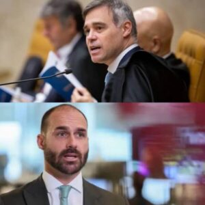 Mendonça suspende julgamento de Eduardo Bolsonaro após 4 votos por condenação de Eduardo Bolsonaro