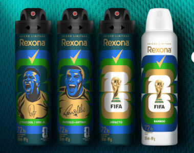 Rexona celebra a Copa do Mundo da FIFA 2026™ e lança latas colecionáveis ​​com Ronaldo Fenômeno e Vini Jr.