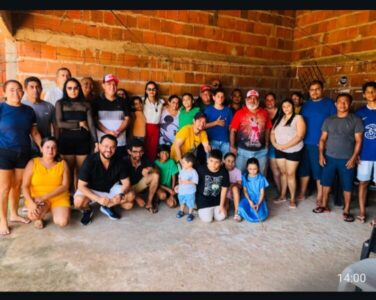 Titulo: Encontro na casa do presidente da associação dos pequenos produtores rurais de taperas aconteceu com amigos de Nonato.