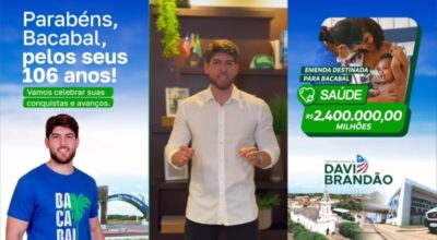 Com R$ 2,4 milhões para a saúde, Davi Brandão amplia investimentos e marca aniversário de Bacabal