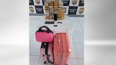 Mulher é presa transportando 35 kg de maconha em Apicum-Açu