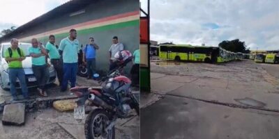 Motoristas da Expresso Rei de França paralisam atividades por salários atrasados em São Luís