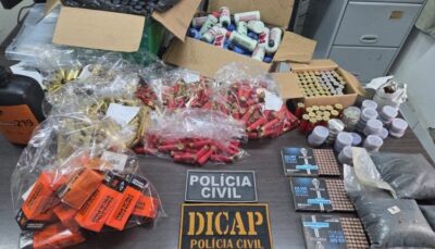 Polícia Civil prende cinco suspeitos por comércio ilegal de munições em Parnarama