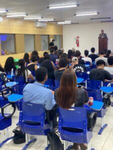 Presidente do CRC-MA participa de recepção de calouros de Ciências Contábeis da Universidade Federal do Maranhão e destaca o papel estratégico da profissão no contexto da reforma tributária