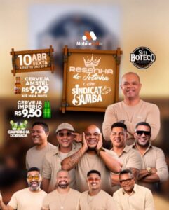 Resenha do Jotinha promete noite de samba, pagode e muita animação no Seu Boteco