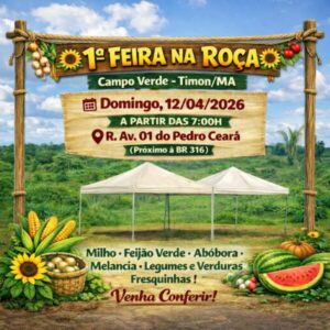 Thales Waquim incentiva mobilização comunitária e fortalece agricultura local com Feira na Roça em Timon