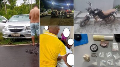 Polícia registra acidentes, prisões e apreensões em Pinheiro, São João Batista, Pedro do Rosário, São Bento, Bacurituba, Viana e Cururupu