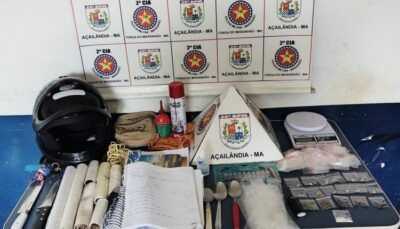 Operação desarticula ponto de tráfico de drogas em Itinga do Maranhão