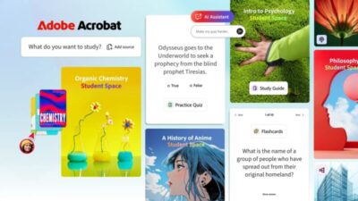 Adobe lança Acrobat Student Spaces para brigar com Google NotebookLM