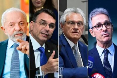 BTG/Nexus: Lula lidera 1º turno, mas empata tecnicamente no 2º com Flávio, Zema e Caiado
