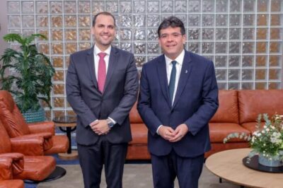 Rafael Fonteles prestigia posse do desembargador Mário Basílio de Melo no Tribunal de Justiça do Piauí