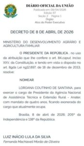 Presidente Lula nomeia maranhense Loroana Coutinho para a…