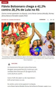 Pesquisas apontam crescimento de adversários do Lula….