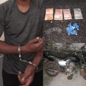 Polícia Militar age rápido e prende suspeito por tráfico de drogas em Bequimão