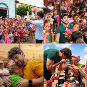 Quando servir é propósito: Davi Brandão cruza o Maranhão e encerra Semana Santa levando alegria às crianças de Bacabal