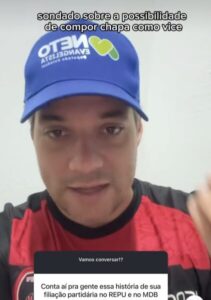 Ao tratar de filiação, Evangelista confirma sondagem para ser vice de Orleans