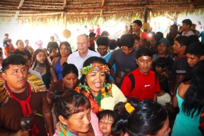 Hildo Rocha vistoria obras do Minha Casa, Minha Vida em aldeias indígenas de Barra do Corda