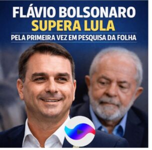 Flávio Bolsonaro supera Lula pela primeira vez, diz Data Folha…