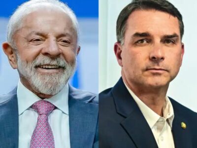Pesquisa aponta empate técnico entre Lula e Flávio Bolsonaro em cenário de 2º turno