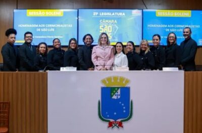 Câmara de São Luís realiza Sessão Solene para homenagear cerimonialistas