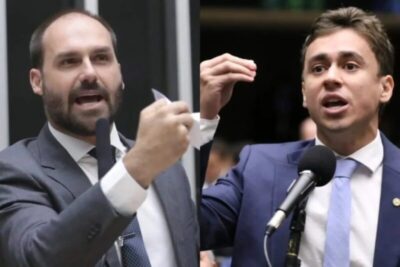 Após trégua, Eduardo Bolsonaro e Nikolas Ferreira voltam a trocar farpas