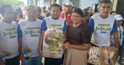 SEMANA SANTA SOLIDÁRIA: AÇÃO DO PREFEITO JÚNIOR GARIMPEIRO ATENDE…