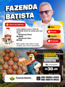 Direto da Fazenda Batista para sua mesa