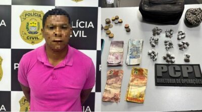 Foragido de Pedrinhas é preso com drogas em residência na zona Sul de Teresina