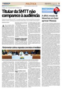 A difícil missão de Weverton em fazer aprovar Messias