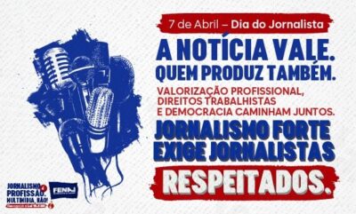 Dia do Jornalista reforça a importância da valorização profissional e da defesa da liberdade de imprensa no Brasil