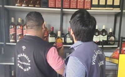 URGENTE: Vigilância Sanitária de Paço do Lumiar apreendeu mais de 470 unidades de bebidas vencidas em um estabelecimento na região do Maiobão