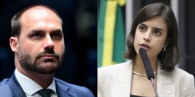 Moraes vota para condenar Eduardo Bolsonaro por difamação contra Tabata Amaral