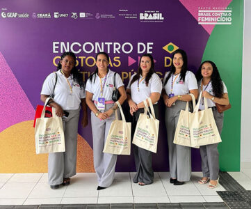 Araioses presente no encontro nacional de gestoras de políticas para mulheres