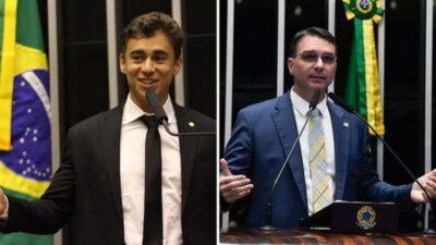 Nikolas diz a Flávio que é provocado ‘há três anos’ e rebate Carlos: ‘Postar você todos os dias, qualquer um faz’
