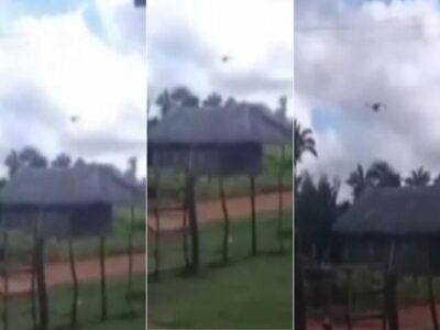 Moradores denunciam pulverização de agrotóxicos por drones em Duque Bacelar