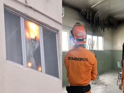 Incêndio em escola assusta alunos em São Luís