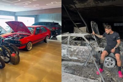 Fotos: veja como era e como ficou casa do pai de MC Gui após incêndio