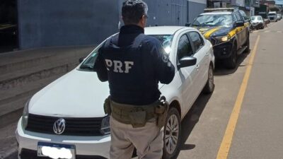 PRF recupera veículo com registro de furto durante fiscalização em Imperatriz
