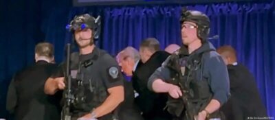 Trump escapa ileso de atirador em Washington; homem é preso