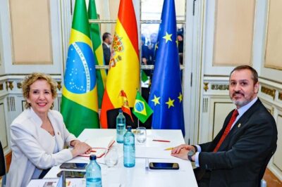 Diretor-geral da PF participa de reunião com secretária de Estado da Segurança da Espanha