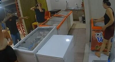 Assalto em sorveteria deixa crianças reféns no MA