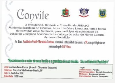 Waldir Maranhão vai tomar posse na Abrasci…