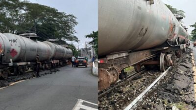 Trem com combustíveis descarrila e interdita ponte entre Timon e Teresina